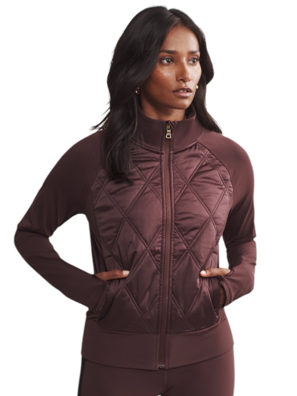 RHONE Alpine Jacket in Brown Berry size M